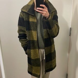 Roots Green & Black Checked Seymour Jacket